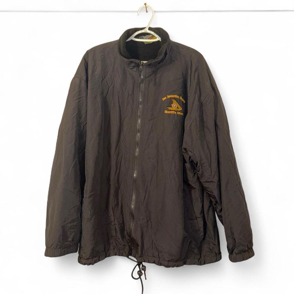 San Bernardino sheriff  Black Windbreaker Jacket